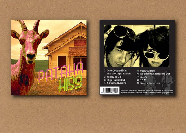 Pataha Hiss album cover, front and back